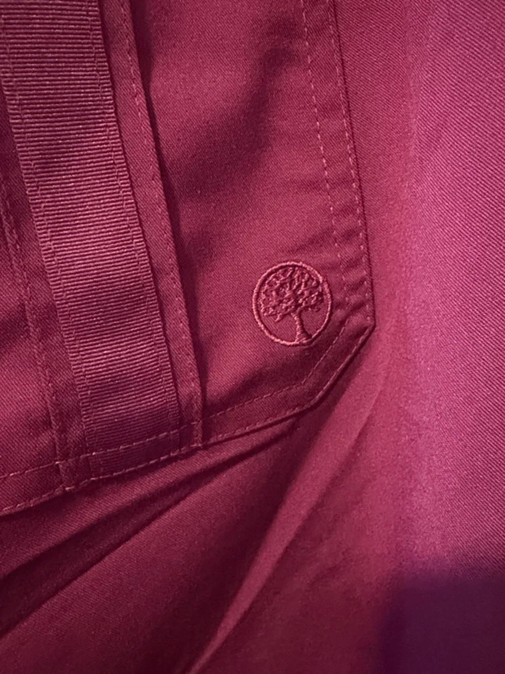 Women's Scrub Pants Healing Hands Yoga Knit Waistband Purple Label Medical Nurse - Picture 8 of 9